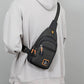 🎒 Vízlepergető többzsebes crossbody sling táska – praktikus és stílusos!