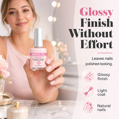 ✨1+1 ingyen - Keratinnal Dúsított Körömápoló - Erősítő és Intenzíven Hidratáló Formula