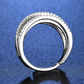💍 Egymásba Fonódó Csíkos Gyűrű – Modern Elegancia