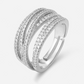 💍 Egymásba Fonódó Csíkos Gyűrű – Modern Elegancia