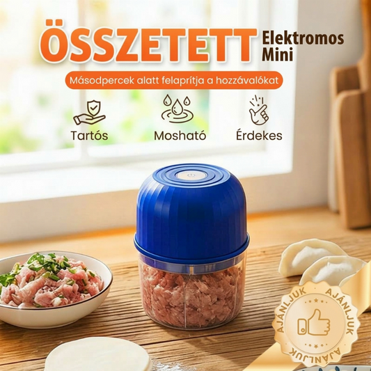 🔪 Vezeték nélküli elektromos élelmiszer-aprító – hatékony, kompakt, könnyen kezelhető