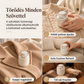 👕🧶 Elektromos szöszeltávolító – mágneses fedéllel és védőfémhálóval, szöszgyűjtő rekesszel