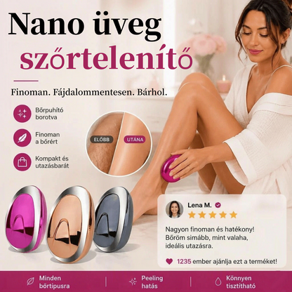 🪒 Kíméletes szőrtelenítő készülék – fájdalommentes és kompakt
